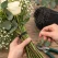 Blomstertråd til blomsterbinding anvendt omkring stilke på buket